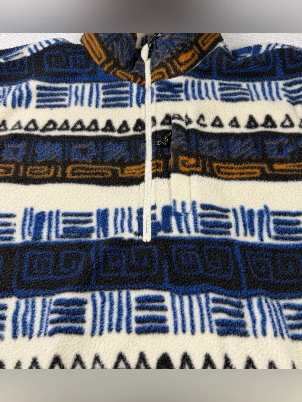 Billabong Adventure Division Recycler Aztec Fleece Pullover Jacket Size L